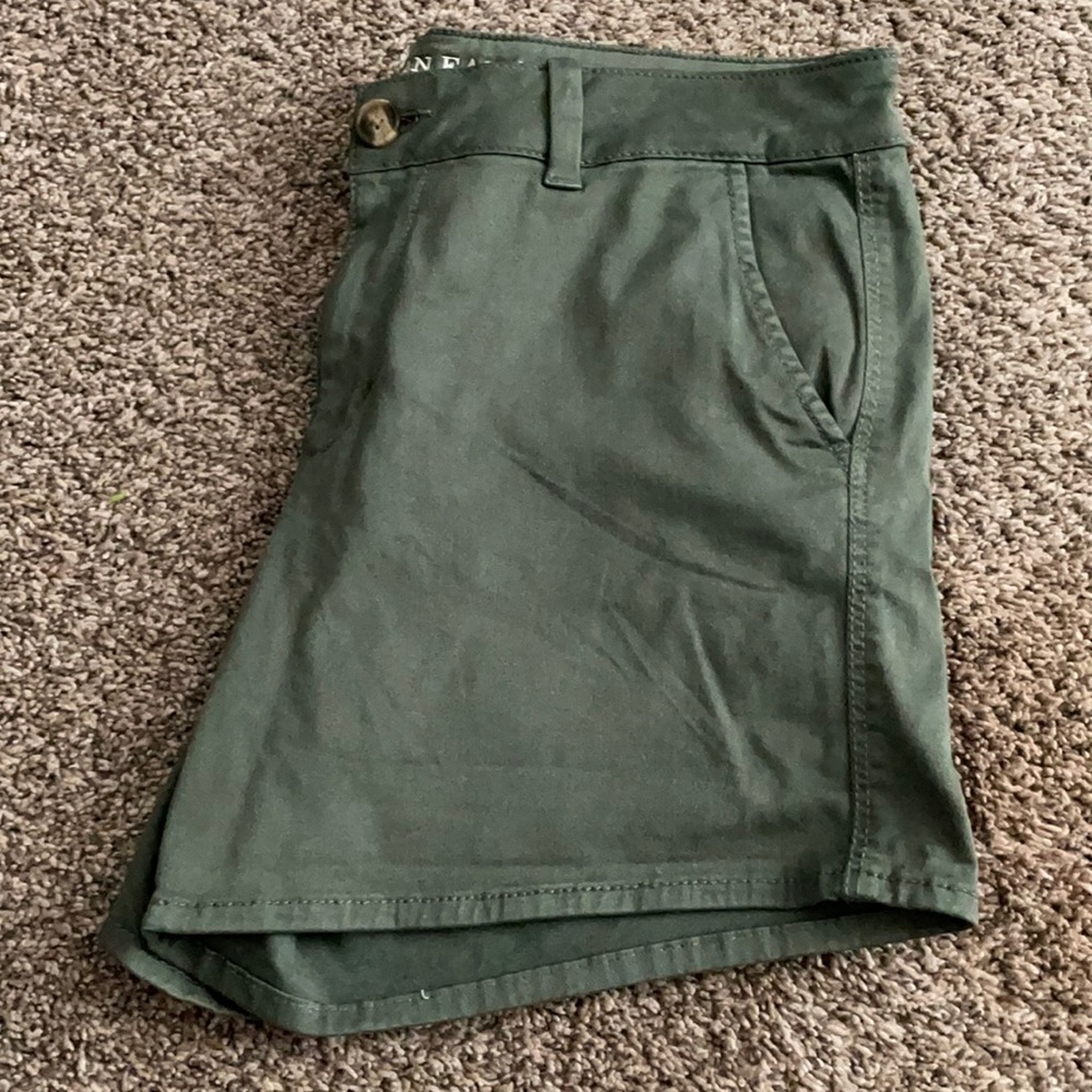 Green shorts